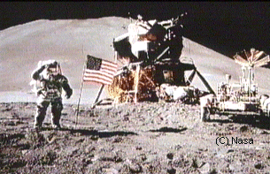 landing on the moon