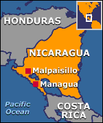 Map of the area where the Chupacabras has been sighted